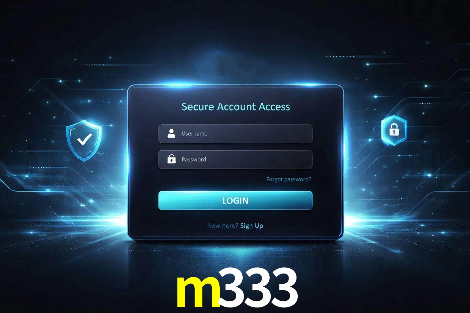 Pantalla de inicio de sesión de cuenta m333 para usuarios en México