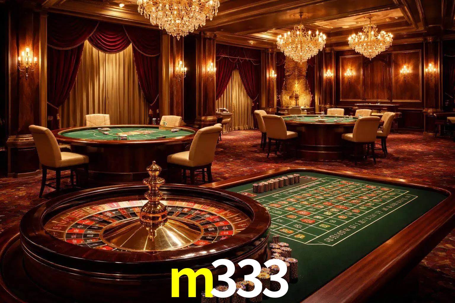 Una escena premium de mesa de casino en vivo con cartas, elementos de ruleta y un ambiente pulido de estudio de transmisión.